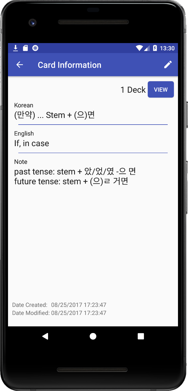 Card Info